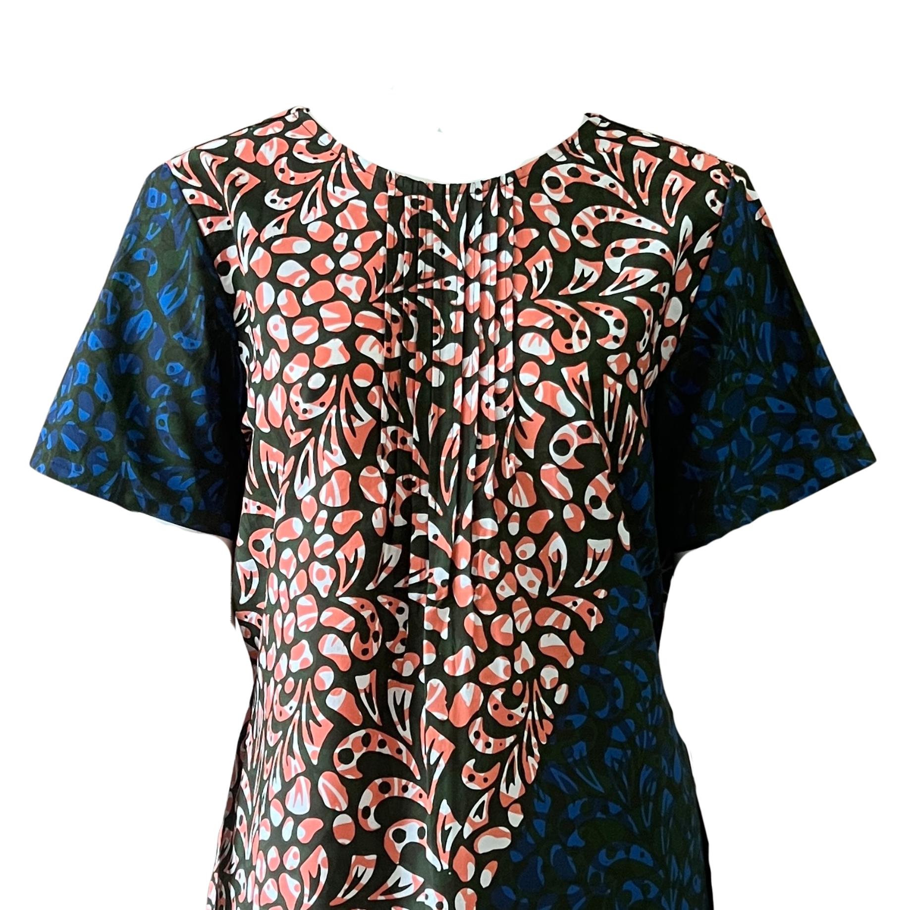 Front Pintuck Dress - L