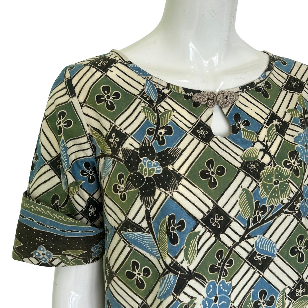 Batik Tulis Flip Sleeve Dress - S