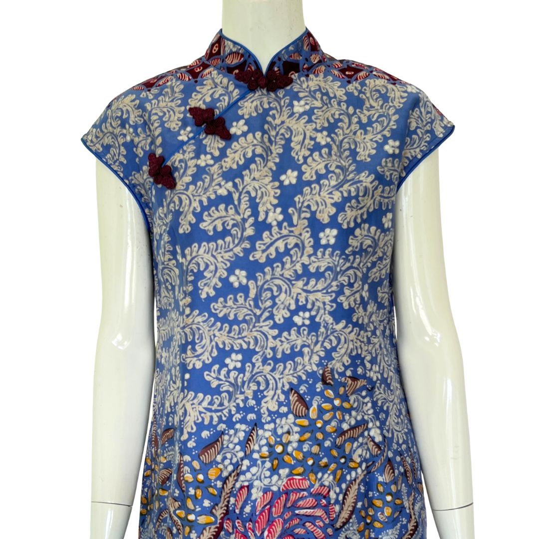Batik Tulis Nyonya Cheongsam Dress -S