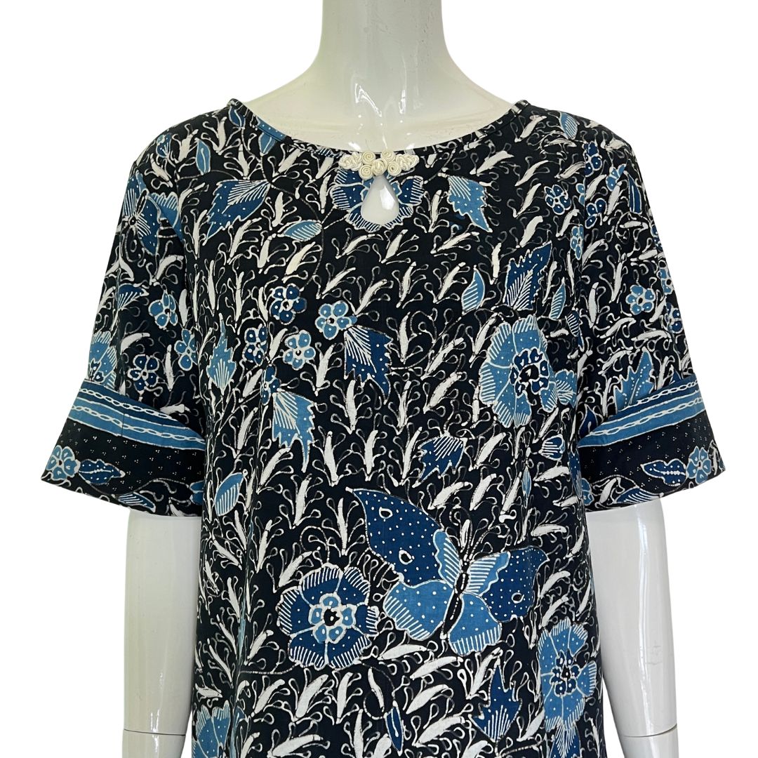 Batik Tulis Flip Sleeve Dress - XL
