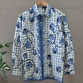 Batik Tulis Men's Supreme Long Sleeve Shirt - S
