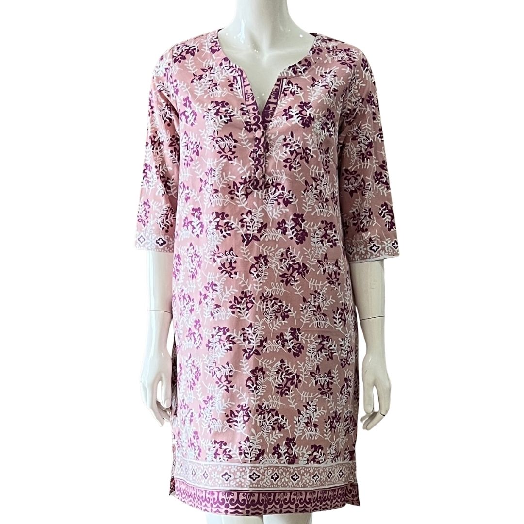 3/4 Sleeve V Neck dress - XS