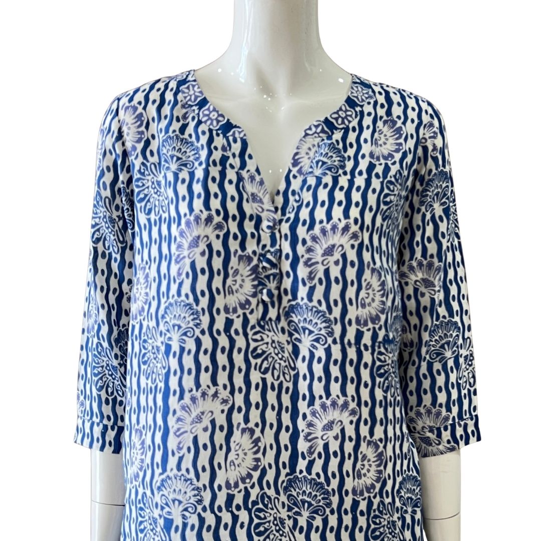 3/4 Sleeve V Neck dress - XS