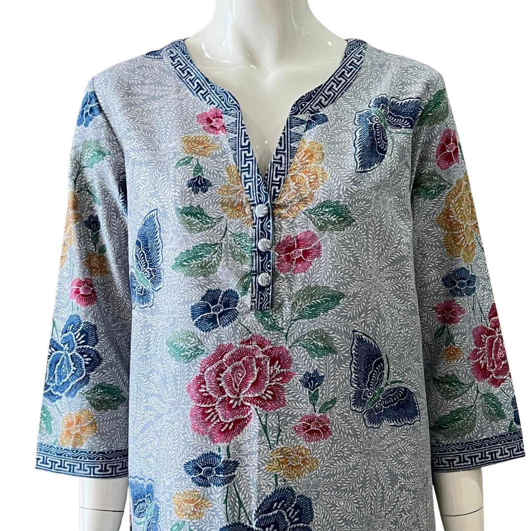 3/4 Sleeve V Neck dress - M