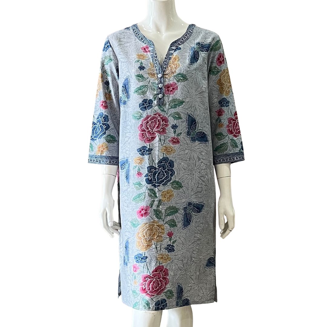 3/4 Sleeve V Neck dress - M