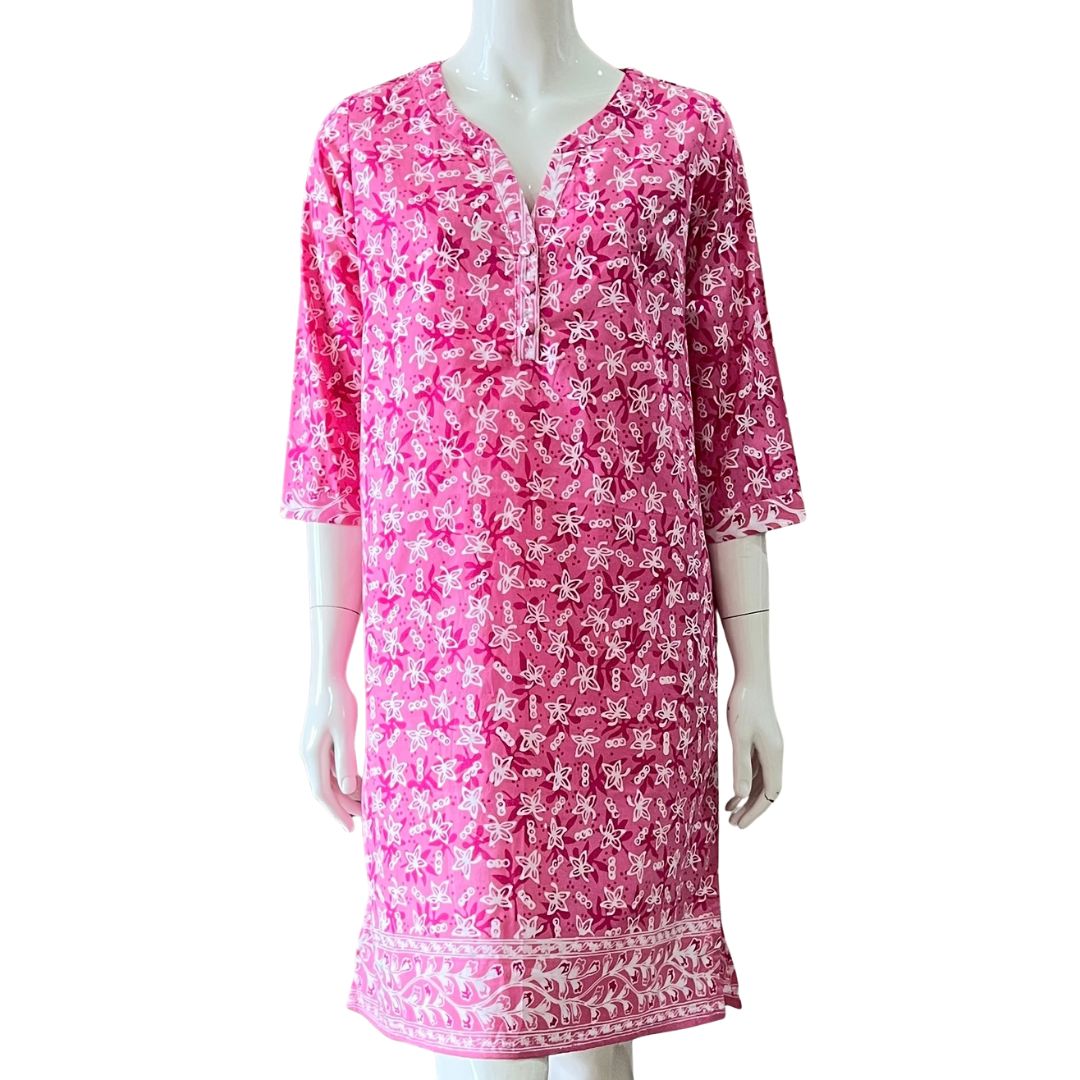 3/4 Sleeve V Neck dress - S