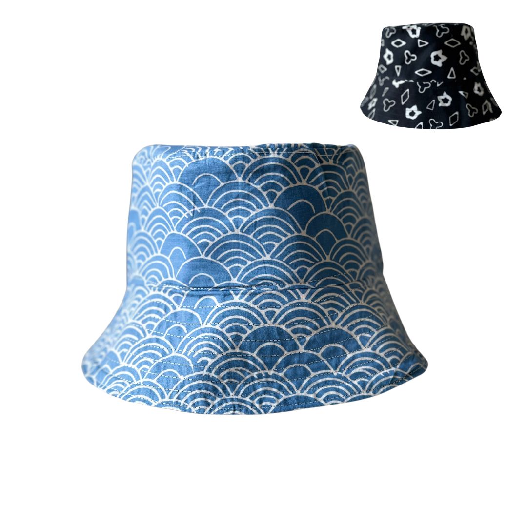 Batik Reversible Bucket Hat