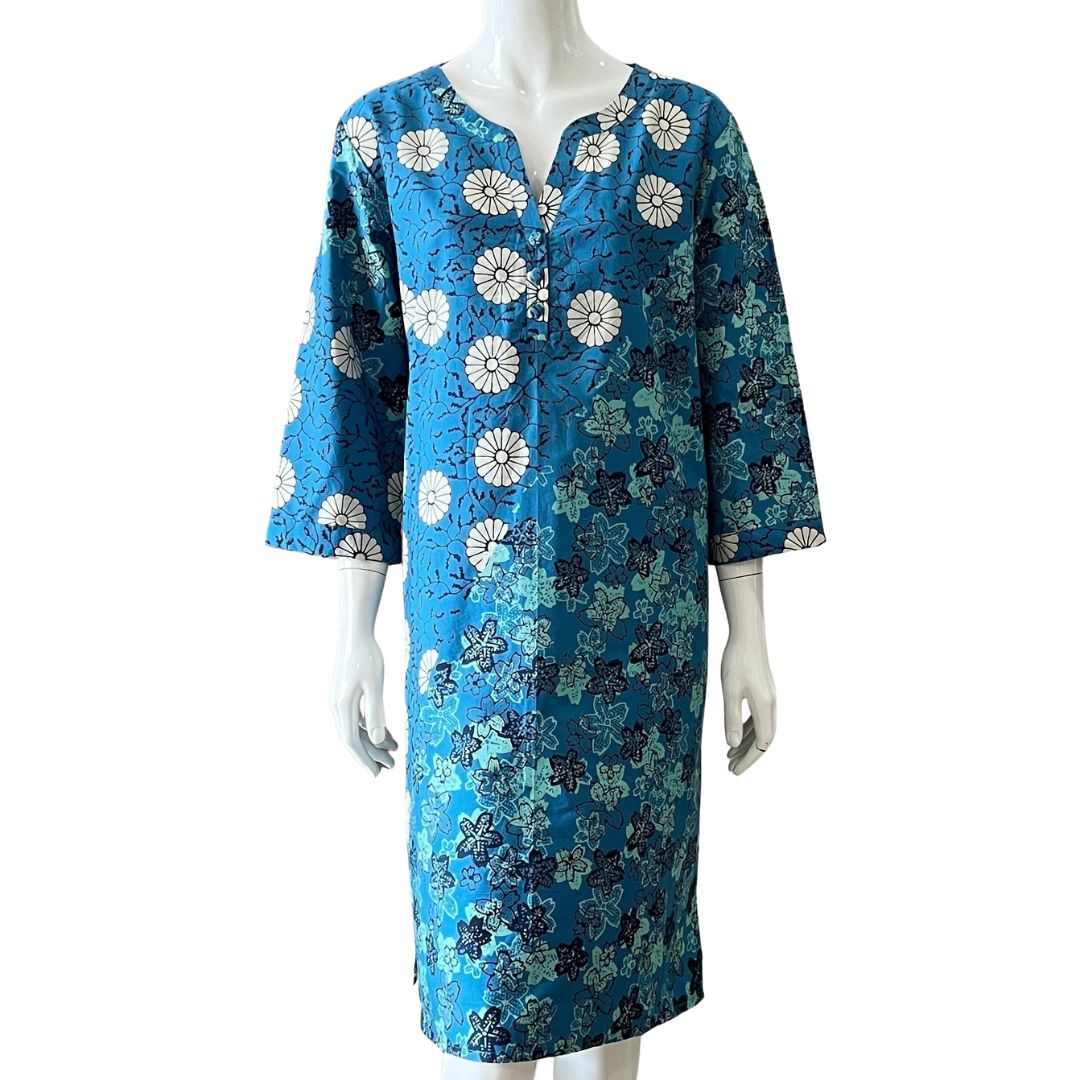 3/4 Sleeve V Neck dress - XL