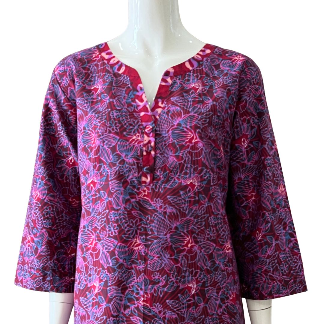 3/4 Sleeve V Neck dress - XL