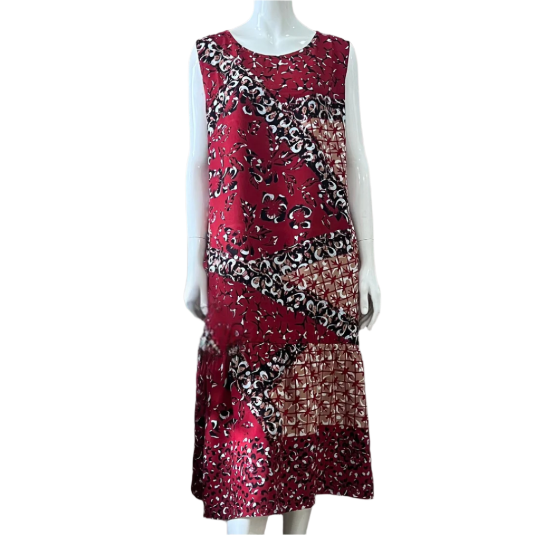 Spring Shift Midi Dress - XL