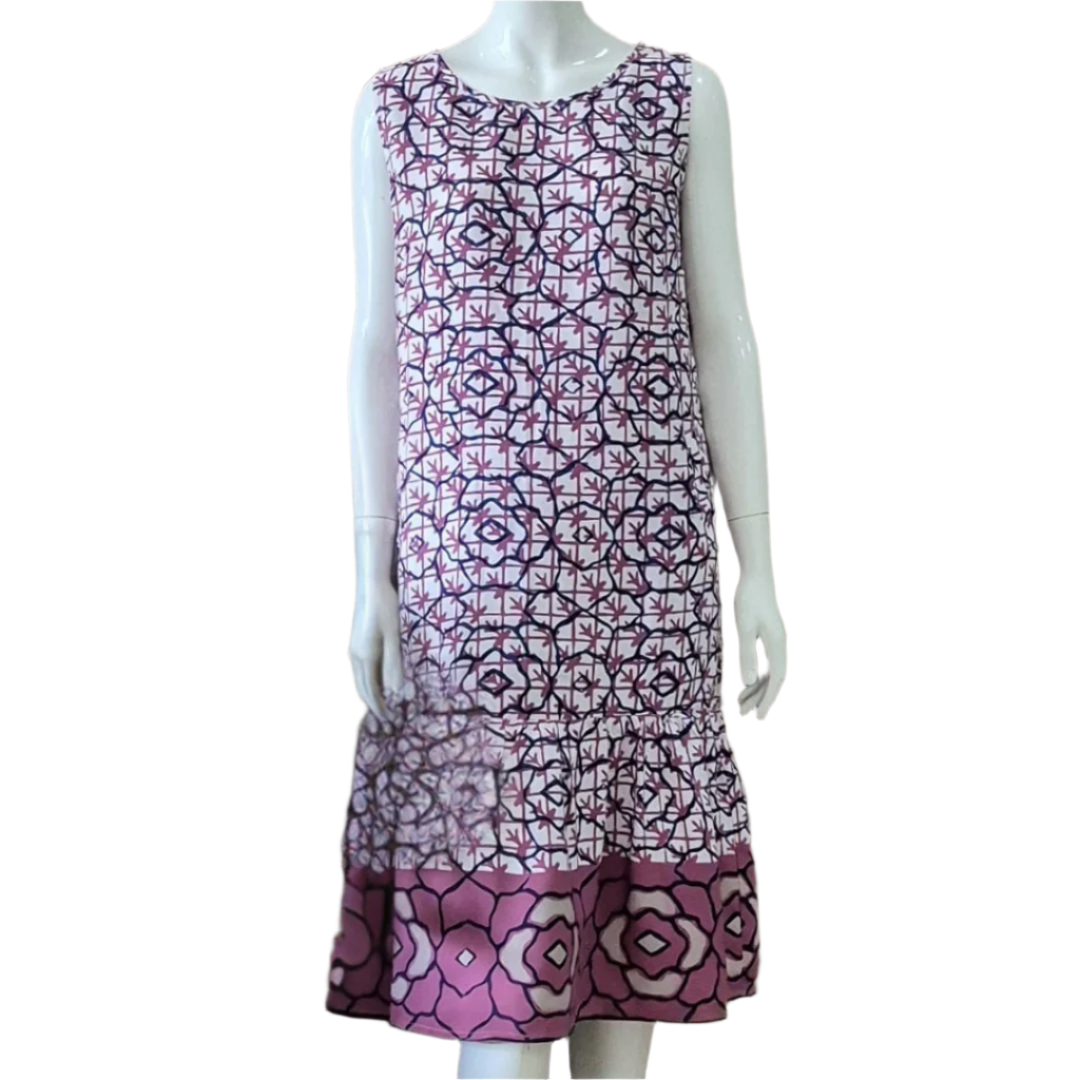 Spring Shift Midi Dress - S