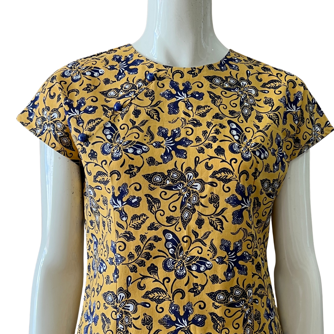 3 Button Slim Fit Dress - XS