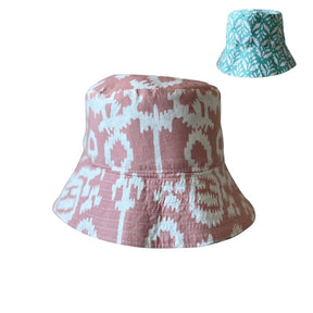 Batik Reversible Bucket Hat