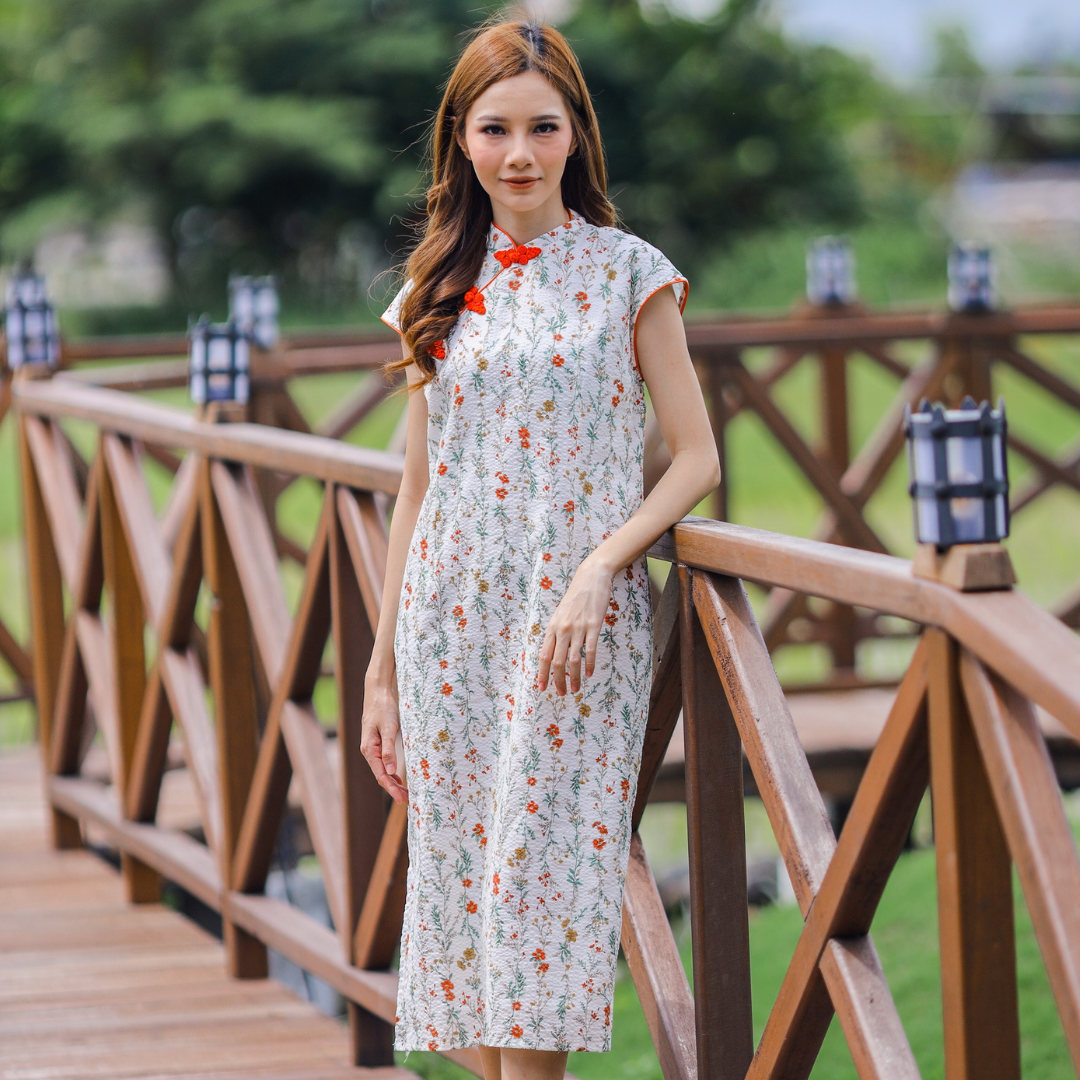 JP Nonya Cheongsam Midi Dress
