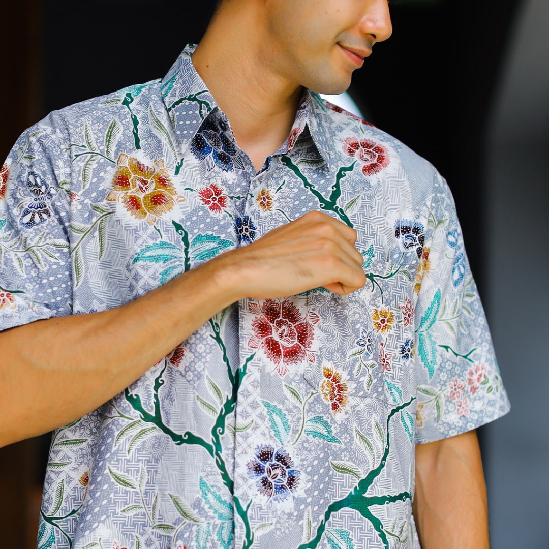 Regular Batik Men's Short Sleeve Shirt