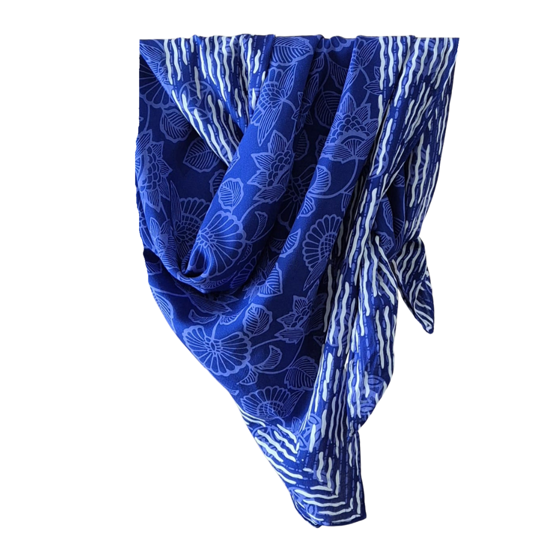 Batik Cap Square Scarf