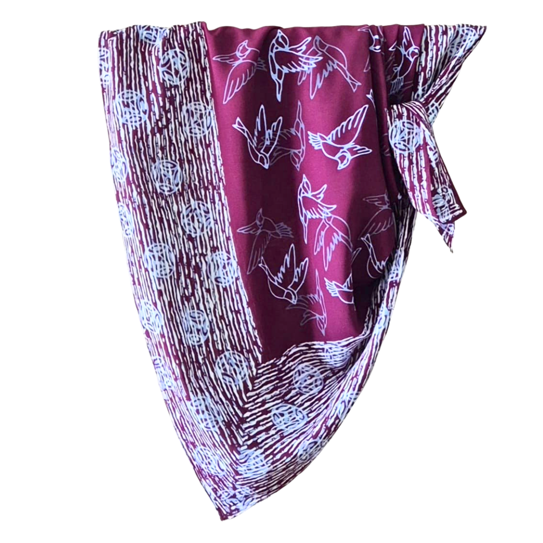 Batik Cap Square Scarf