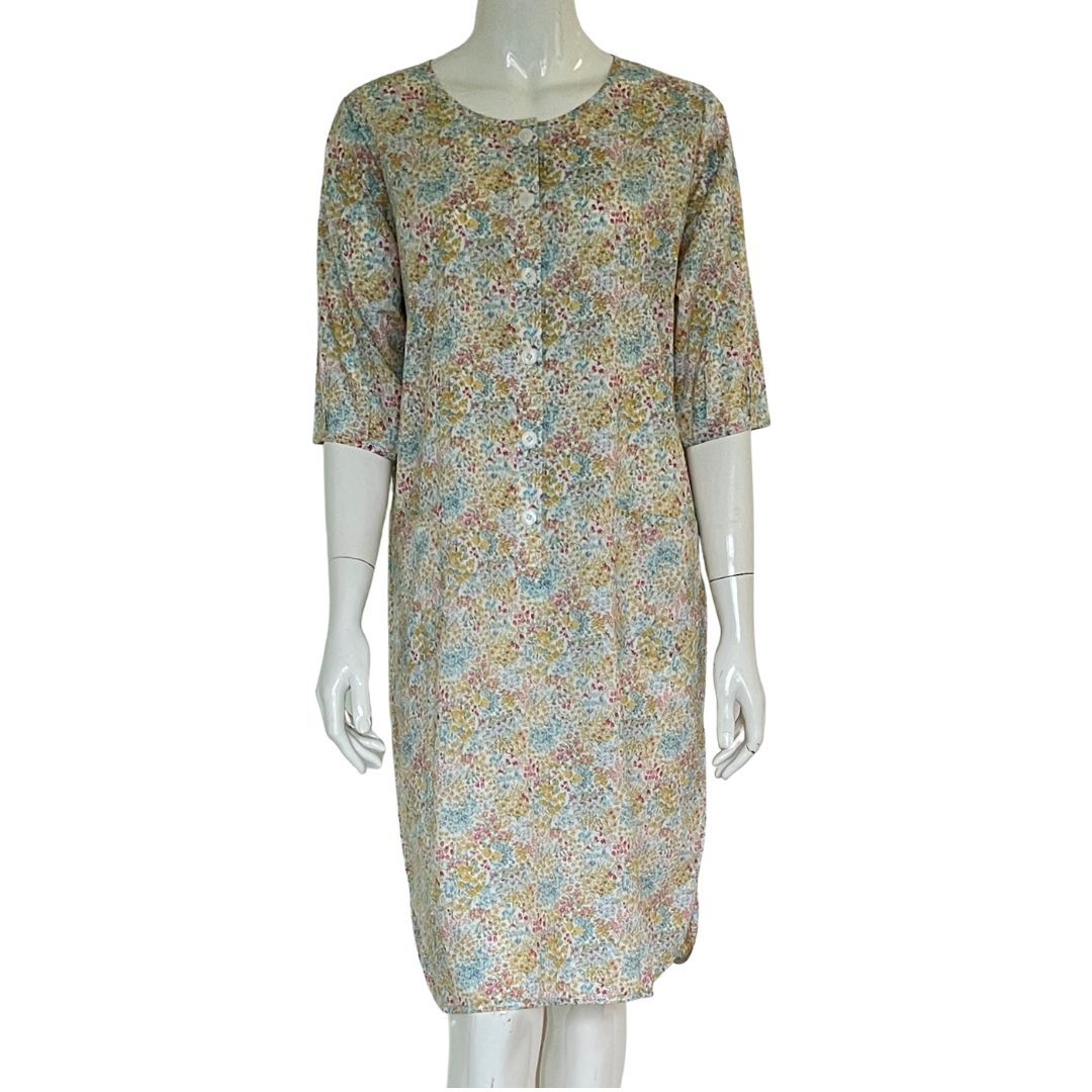 3/4 Sleeve Night Dress