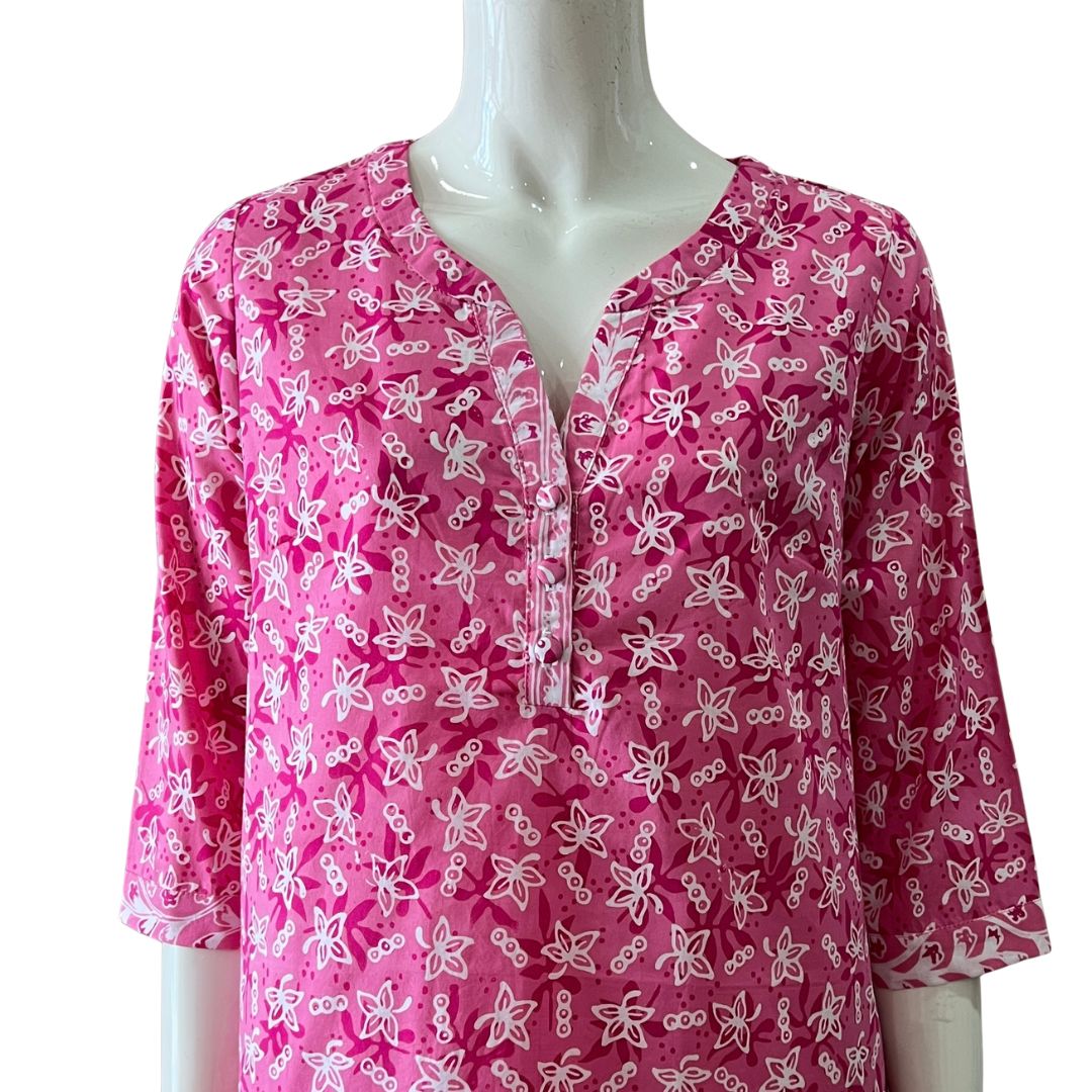 3/4 Sleeve V Neck dress - S