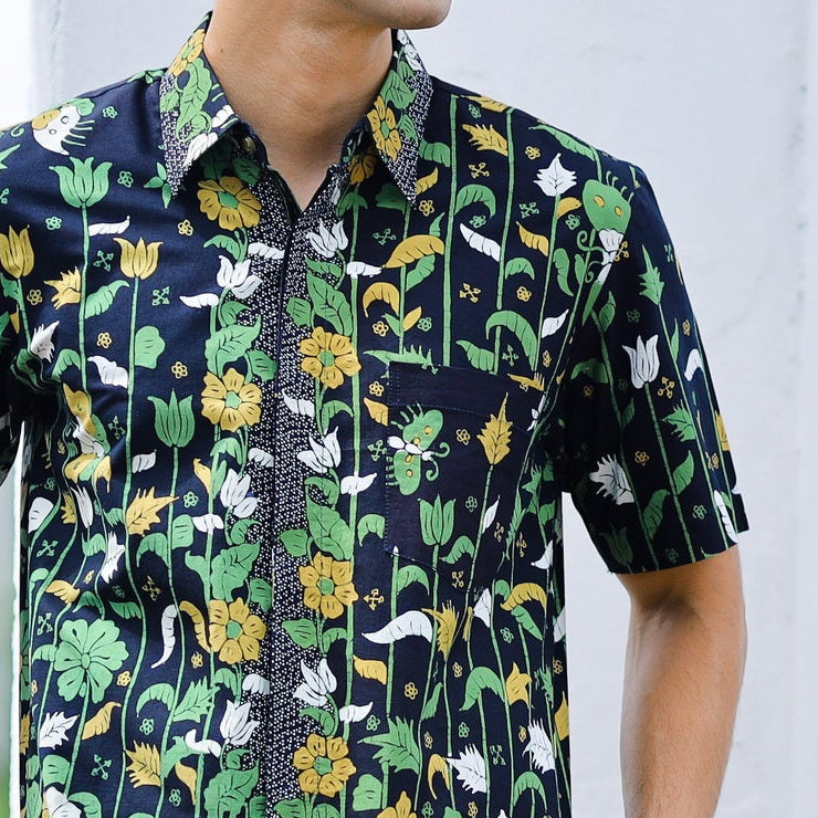Premium Batik Tulis Select Men's Shirt - M