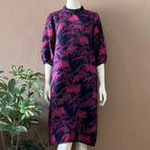 3/4 Sleeve Shift Dress - XS
