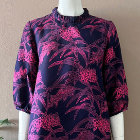 3/4 Sleeve Shift Dress - XS