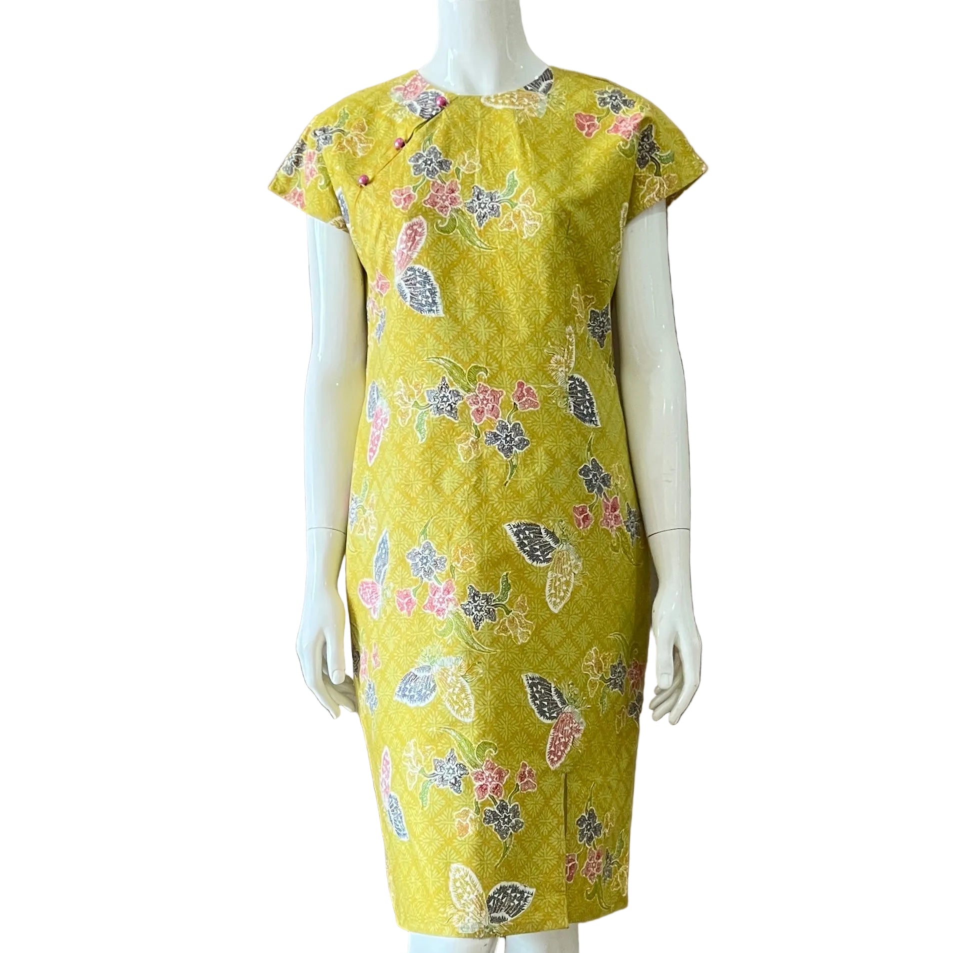 3 Button Slim Fit Dress - S