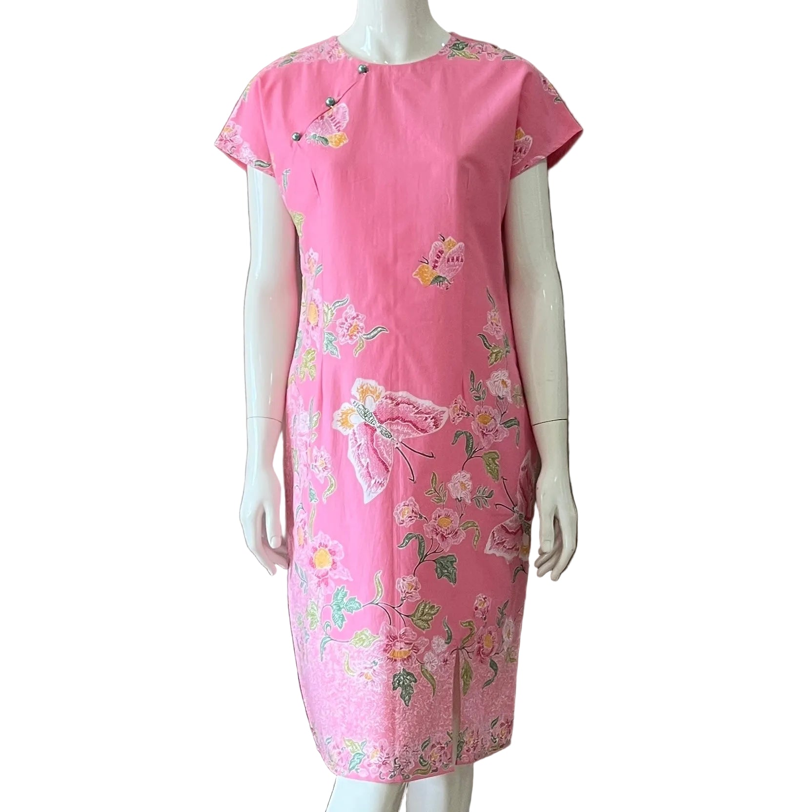 3 Button Slim Fit Dress - M