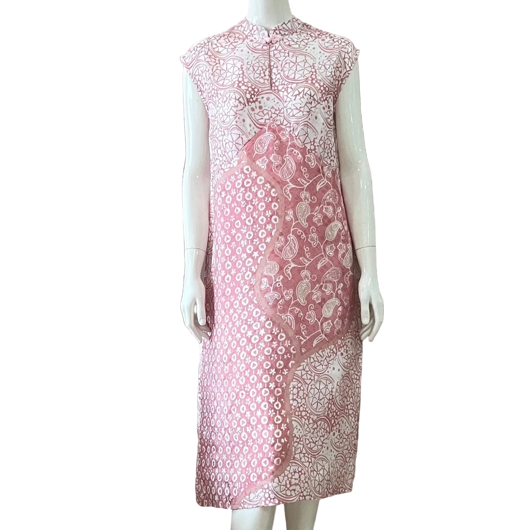 Cheongsam Flare Midi Dress - XS