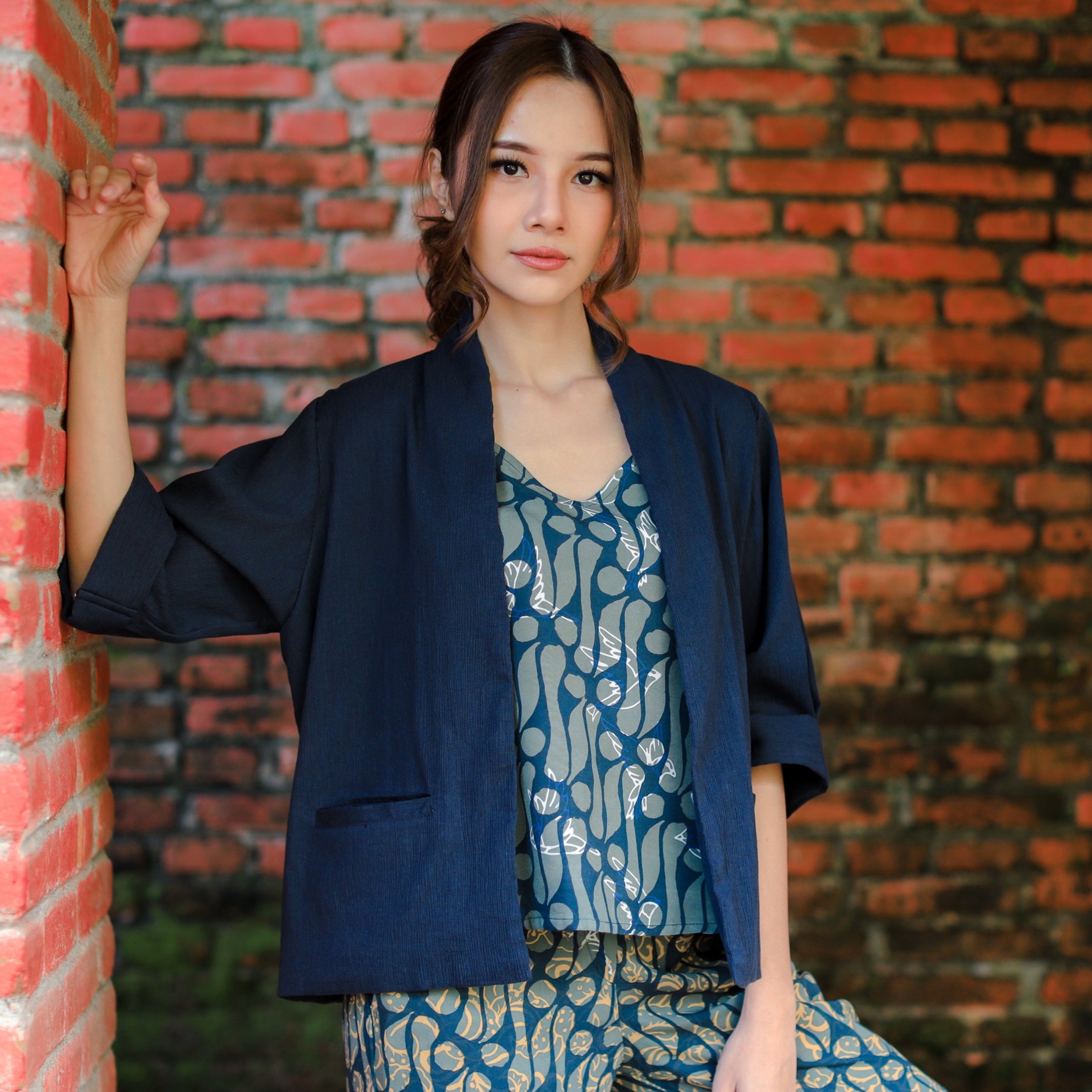 JP Kimono Jacket - Navy