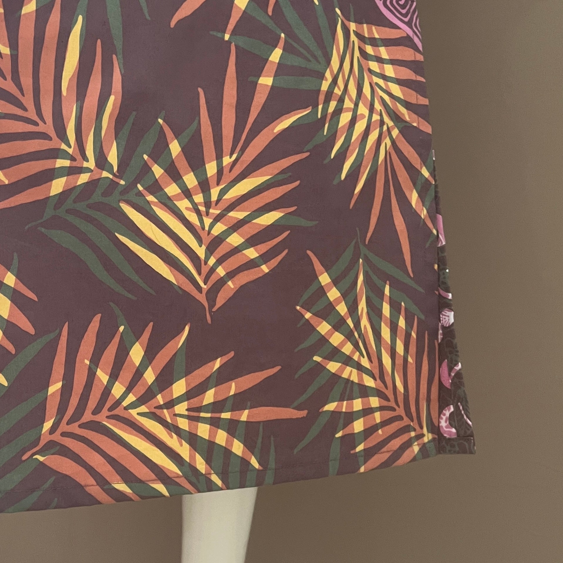 Ruffle Neck Maxi Dress XS