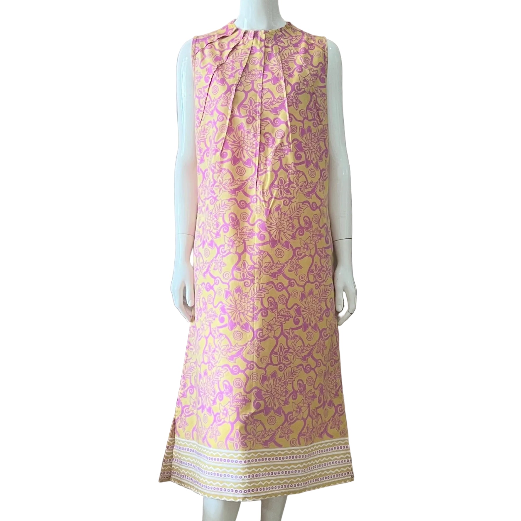 Ruffle Neck Maxi Dress M