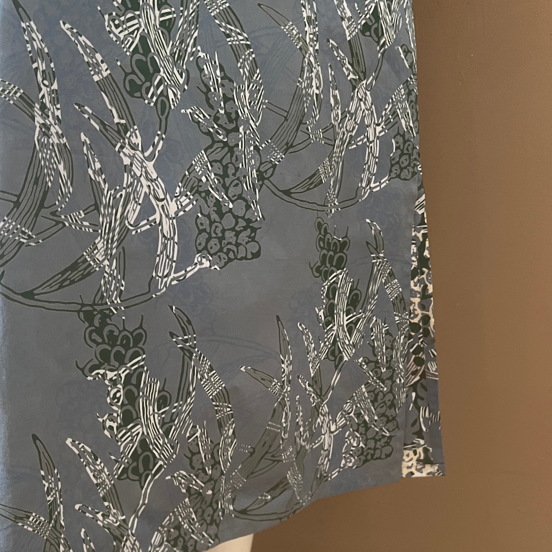 Ruffle Neck Maxi Dress L