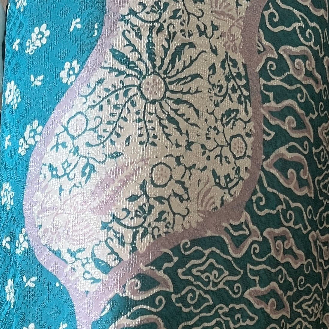 Cheongsam Flare Midi Dress - L