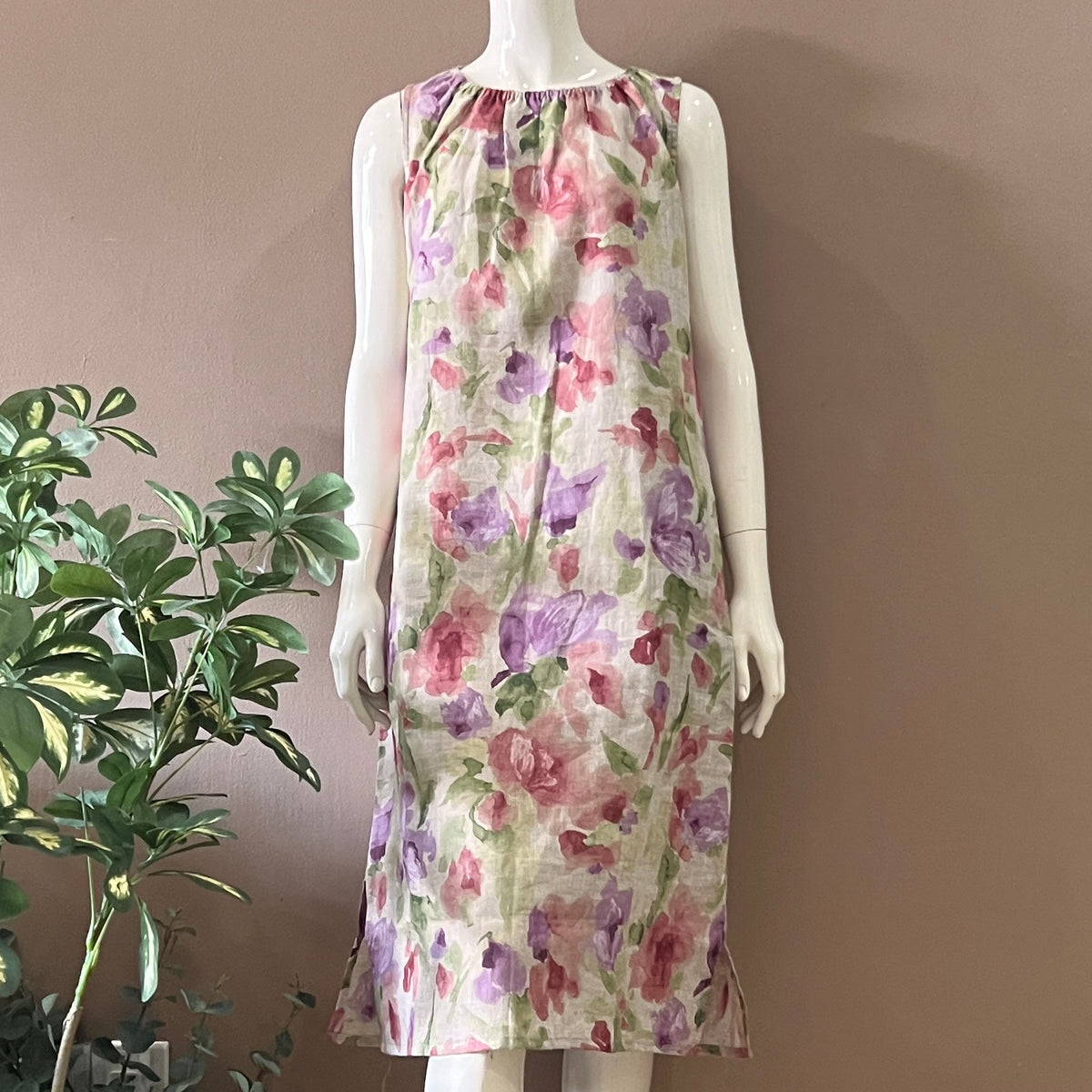 JP Gathered Neckline Dress