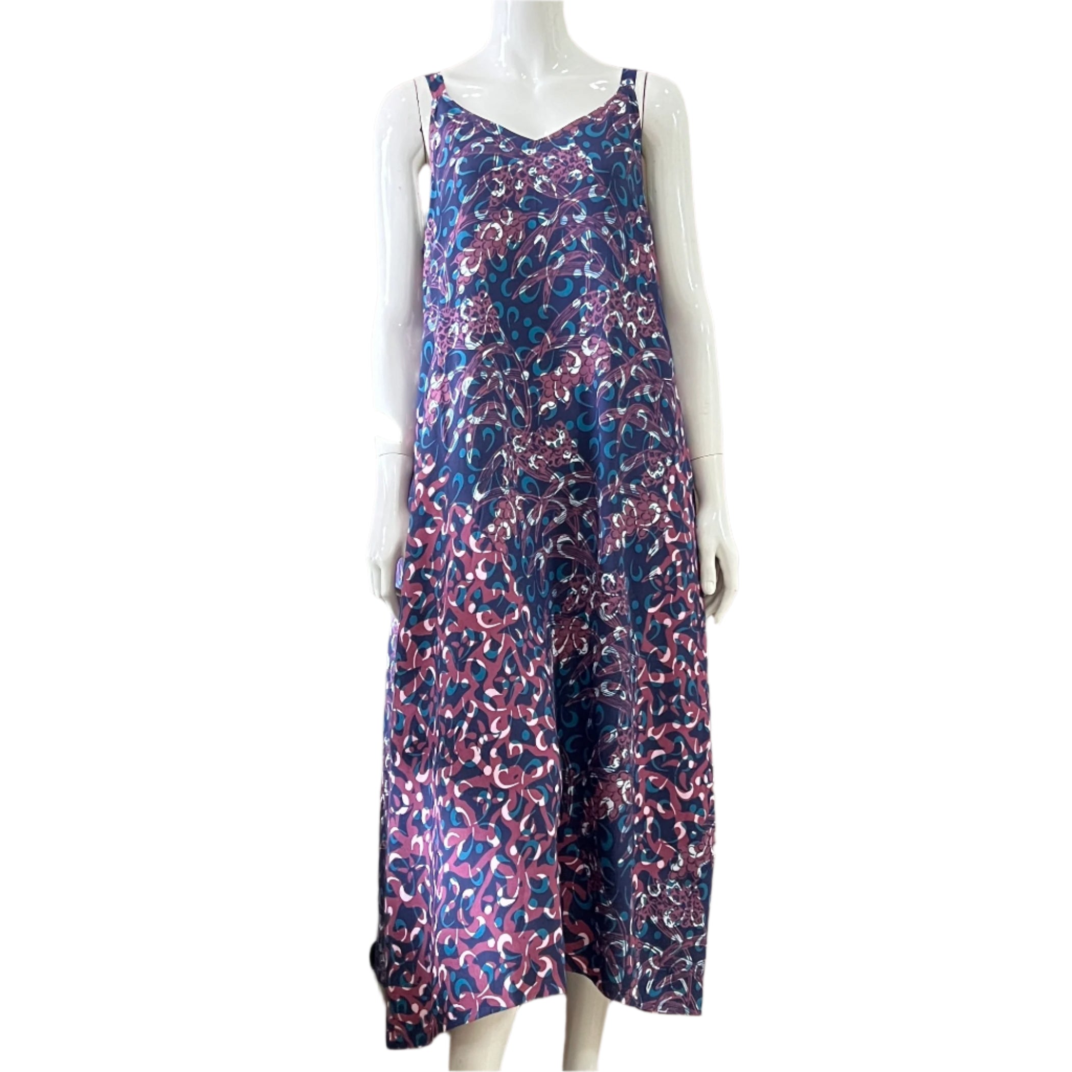 Narrow Strap Midi Dress - L