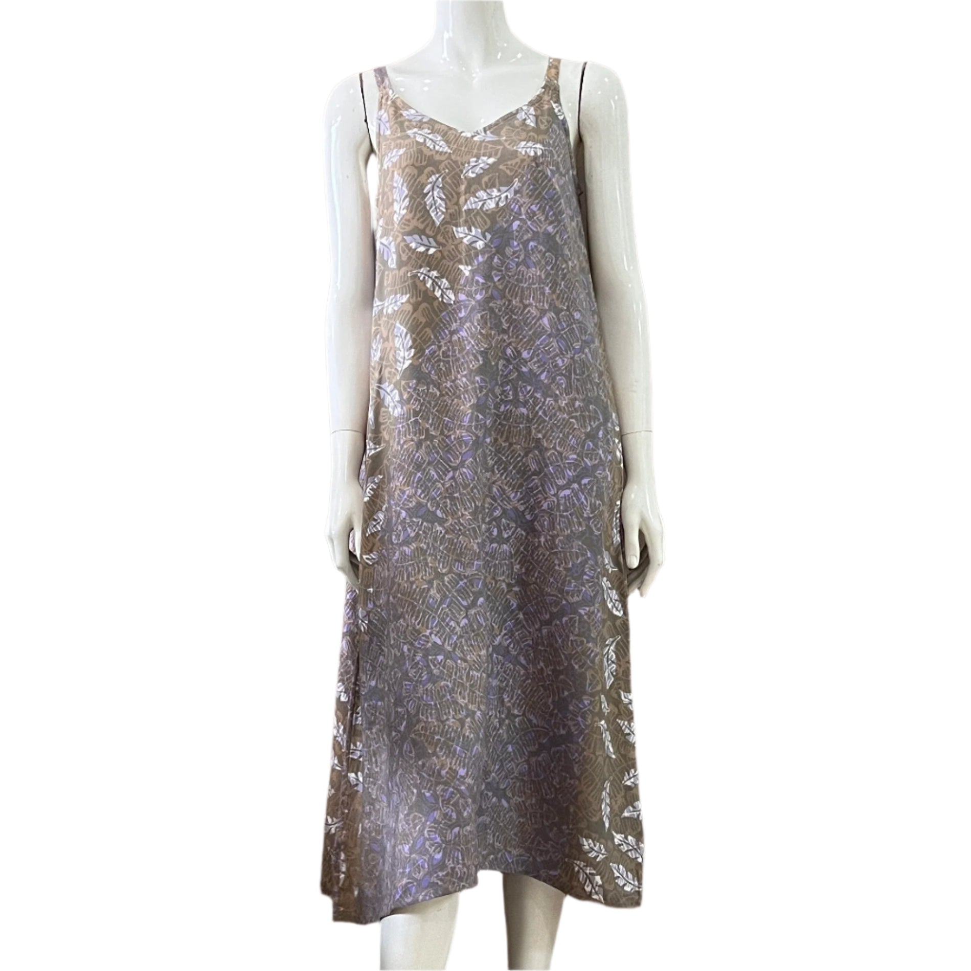 Narrow Strap Midi Dress - XS