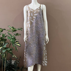 Narrow Strap Midi Dress - XS