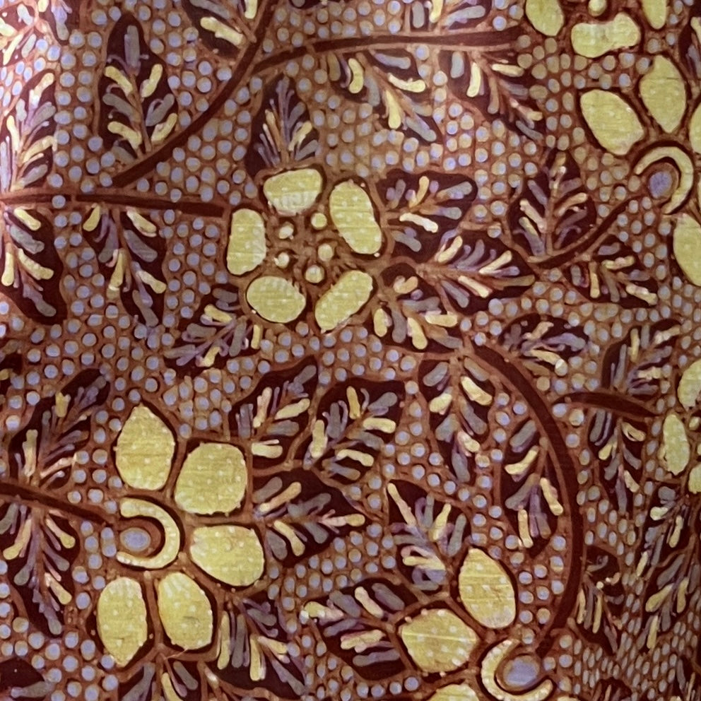 Batik Tulis 2 Buttons Cheongsam Slim Fit Dress - XS