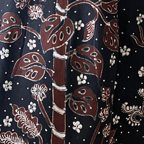 Batik Tulis 2 Buttons Cheongsam Slim Fit Dress - XL