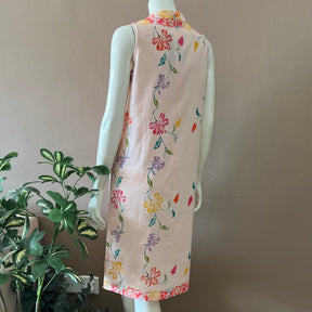 2 Buttons Cheongsam Relax Dress - S