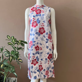 2 Buttons Cheongsam Relax Dress - S