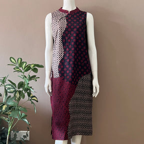 2 Buttons Cheongsam Relax Dress - XL
