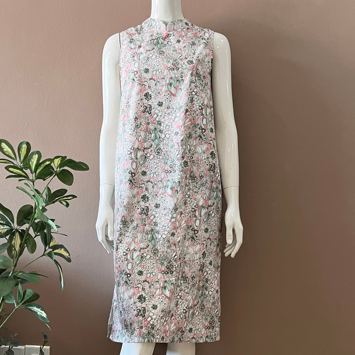 2 Buttons Cheongsam Relax Dress
