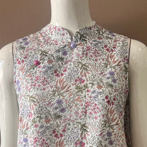 2 Buttons Cheongsam Relax Dress