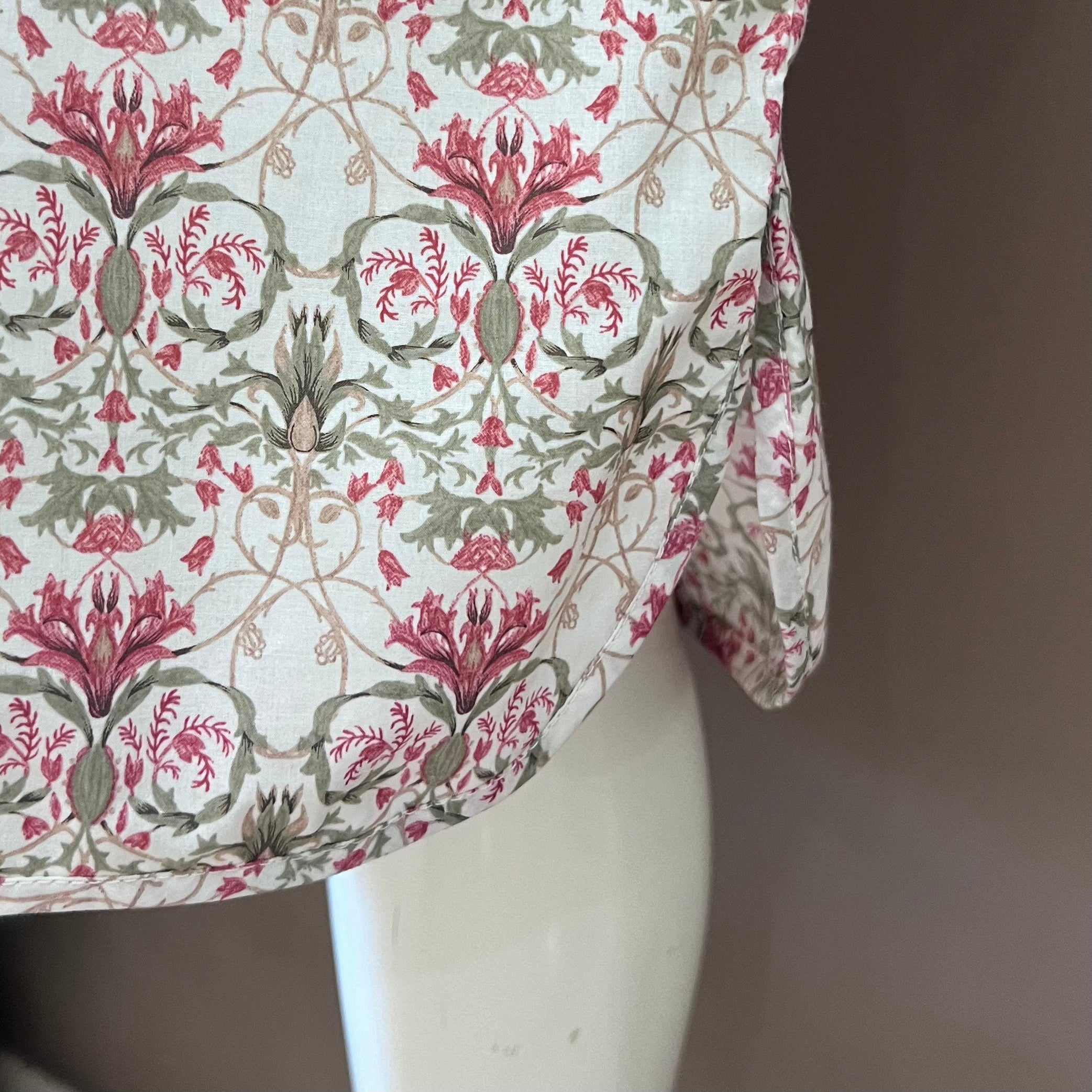 3/4 Sleeve Night Dress Template