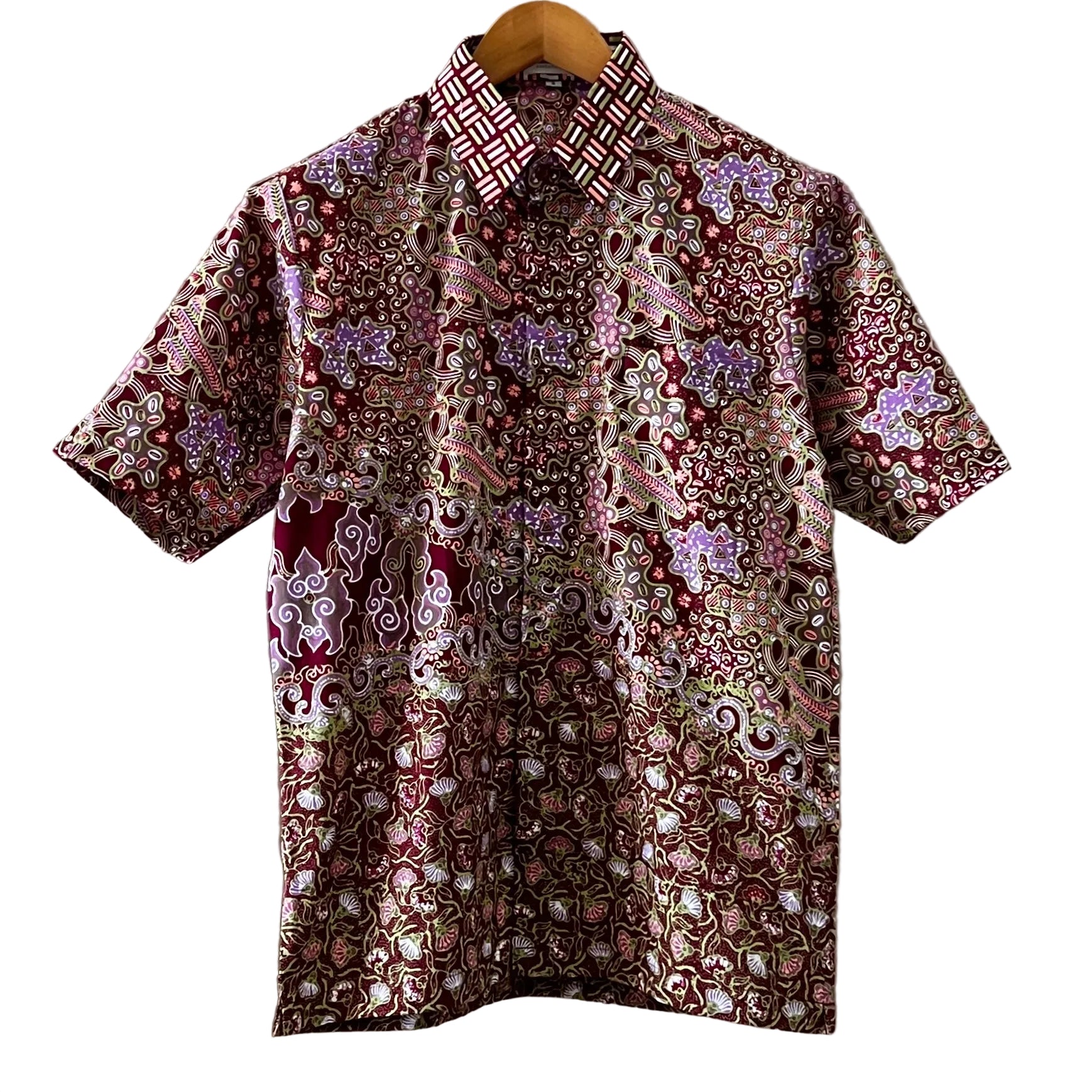 Regular Batik Men's Short Sleeve Shirt - S
