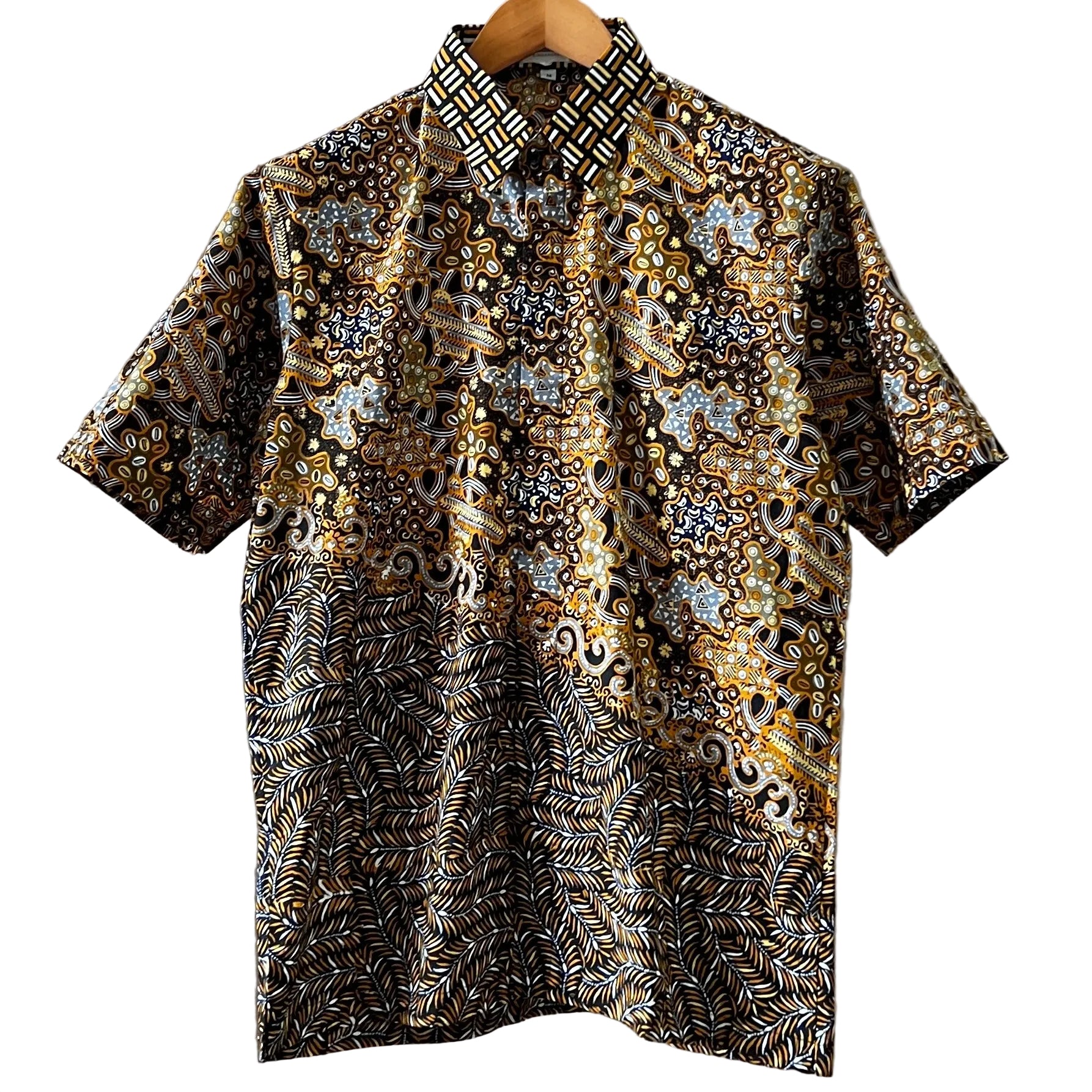 Regular Batik Men's Short Sleeve Shirt - M