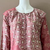 V Neck Short Sleeve Top - S