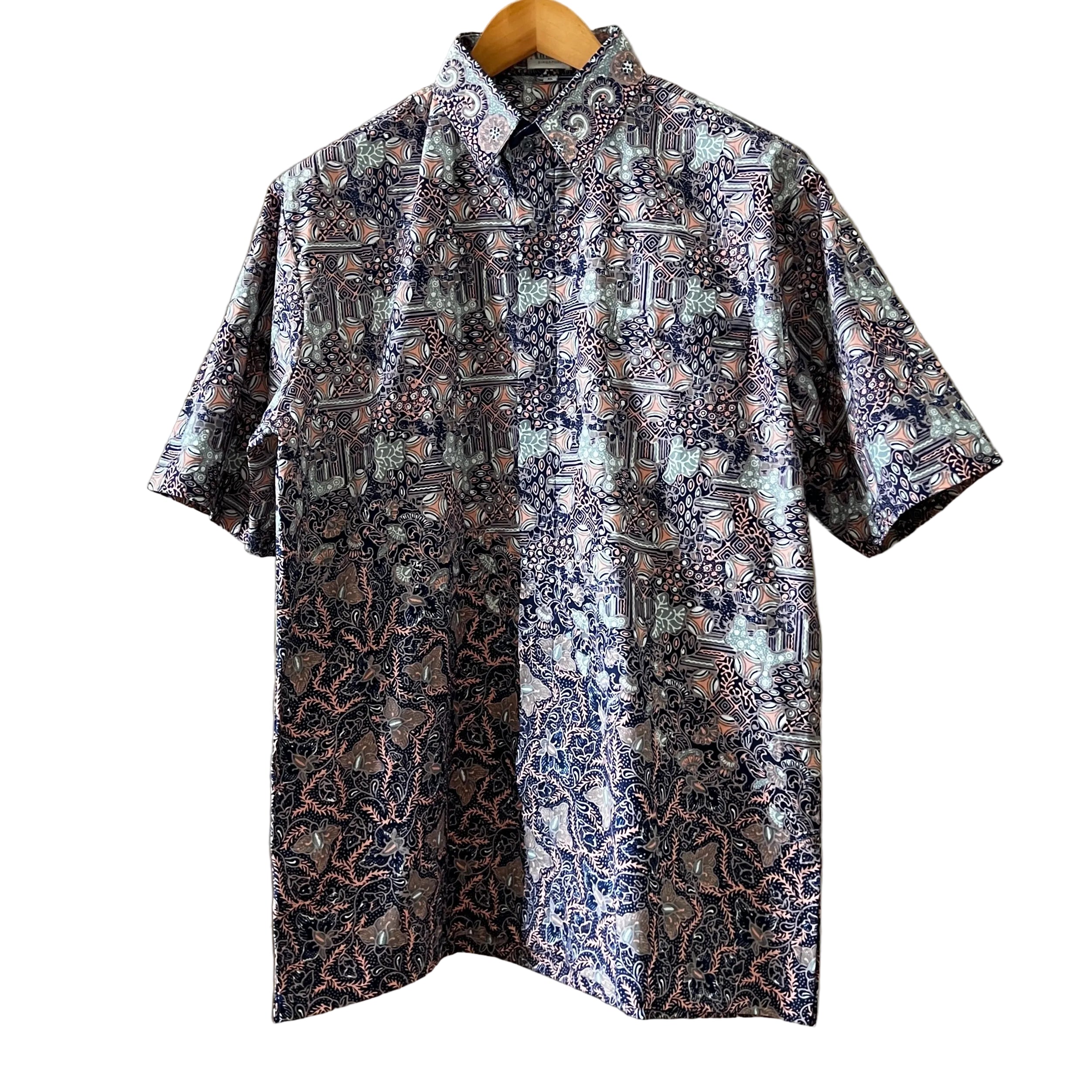 Regular Batik Men's Short Sleeve Shirt - XL